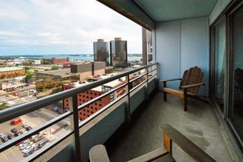 Private balconies*